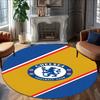 1pc C-Chelsea  Carpet, Round Rug, Comfortable, Suitable for Entryways, Living Rooms, Office, And Bedrooms, Christmas Decoration