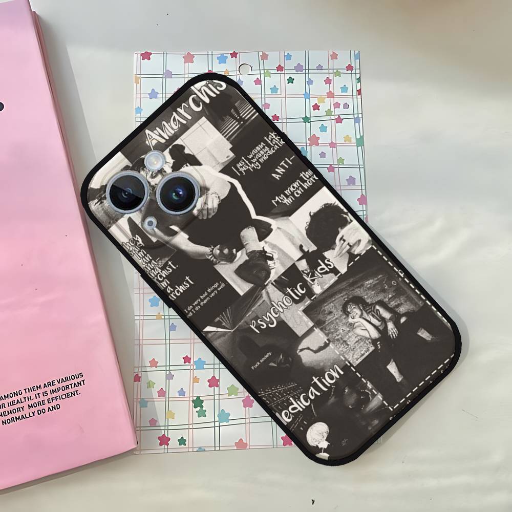 Yungblud Music Singer Phone Case For IPhone 1716 15 14 13 Pro Max 11 12 Mini X Xs XR Black Silicone Cover