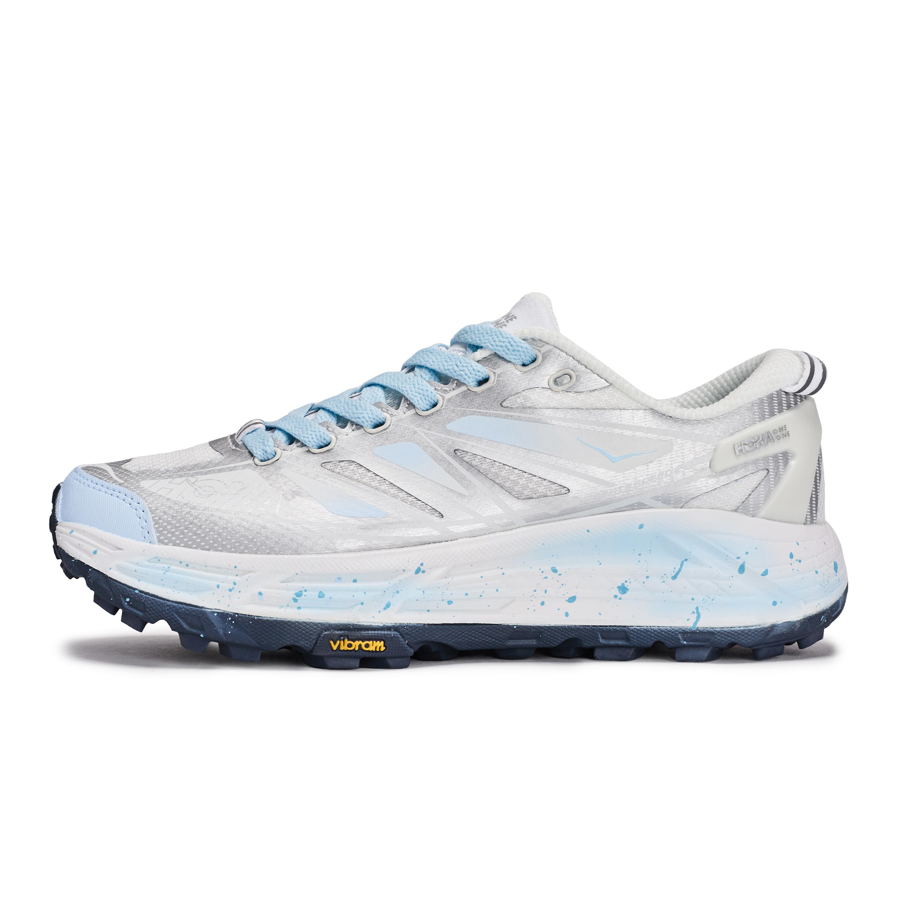 

HOKA ONE ONE Mafate Speed 2 Low top Running Shoes Unisex White Blue Silver 1126851-WSLV(Team1492-) 44