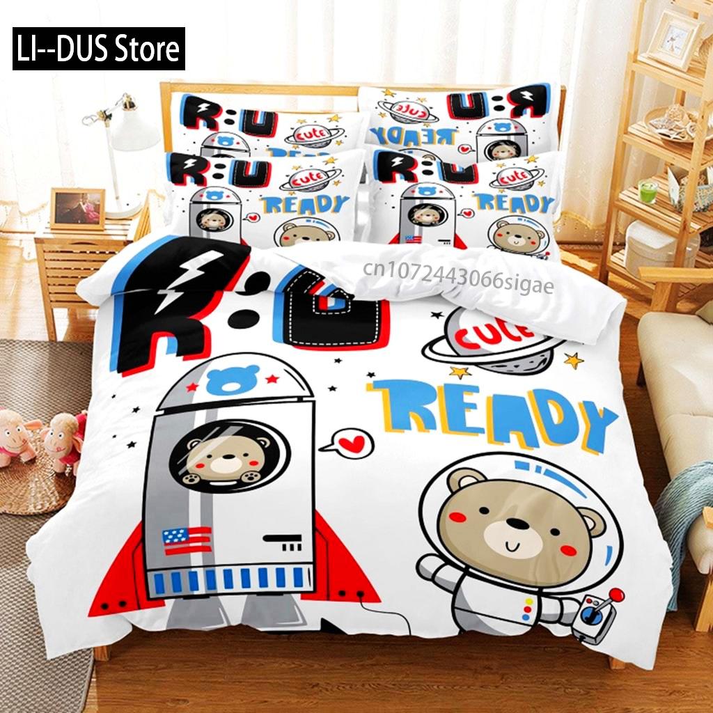 

Comforter Children Bedding Set 3D Bedding Digital Printing Queen Size Bedding Set Fashion Design Comforter (quilt)-EU Single(135*200cm)3pcs