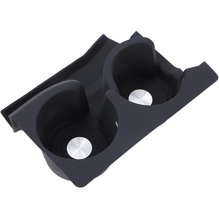 Mittelkonsolen-Getränkehalter-Einsätze Kompatibel mit Mercedes Benz GLC Klasse 2023 2024 Mittelkonsolen-Getränkehalter Silikon-Schutzabdeckung Rutschfester Getränkehalter