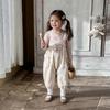 2026 New Korean Style Long Sleeve Baby Girl's Outdoor Overalls Set