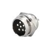 Connector GX12 small metal aviation socket 2P 3/4/5/6/7pin electric cable terminal fixed type and Rear Nut type Female&male