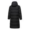 Unisex Winter Long Hooded Down Jacket Knee-length Thick Loose Casual Puffer Coat