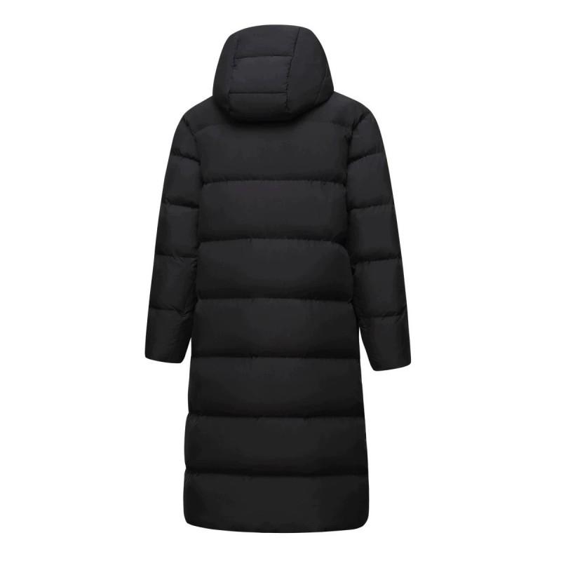 Unisex Winter Long Hooded Down Jacket Knee-length Thick Loose Casual Puffer Coat