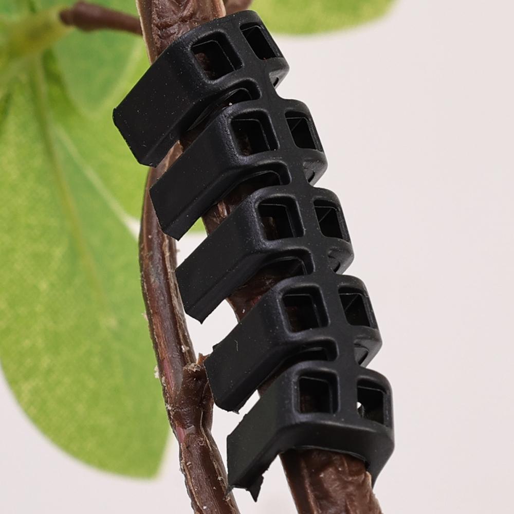 50pcs Plant Bender Buckle Vegetables Tomato Fixing Clips Garden Plant Stem Vine Low Stress Trainer Strapping Holder Growth Kits