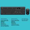 Fude Wireless Keyboard and Mouse Combo