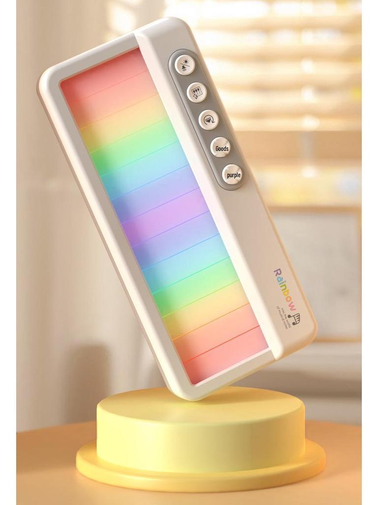 Rainbow Light Touchscreen Music Box: Educational Children's Piano Toy