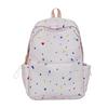 Schoolbag wholesale summer new junior high school girl heart floral shoulder large capacity simple new versatile travel backpack