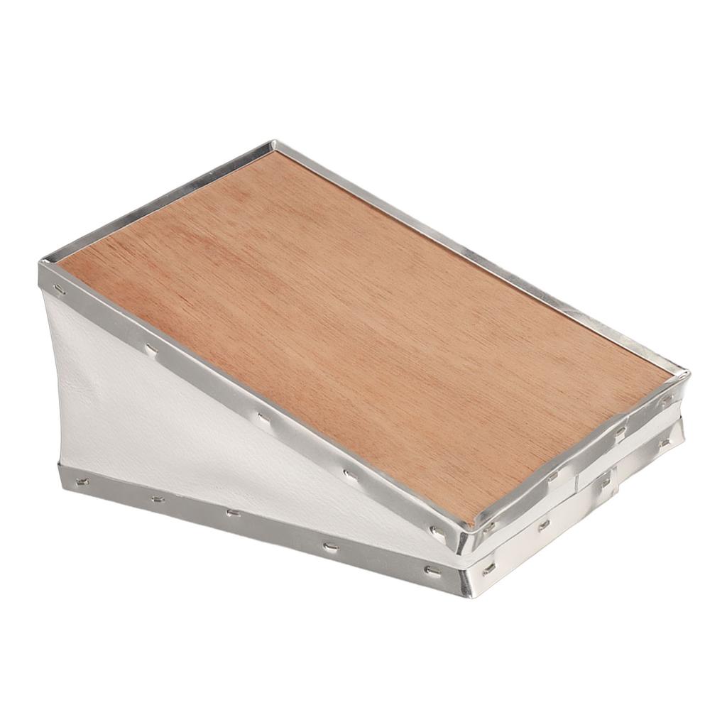 Bee Smoker Bellow PVC Leather Plywood Box Beekeeping Equipment Replacement with Clip for Beehive