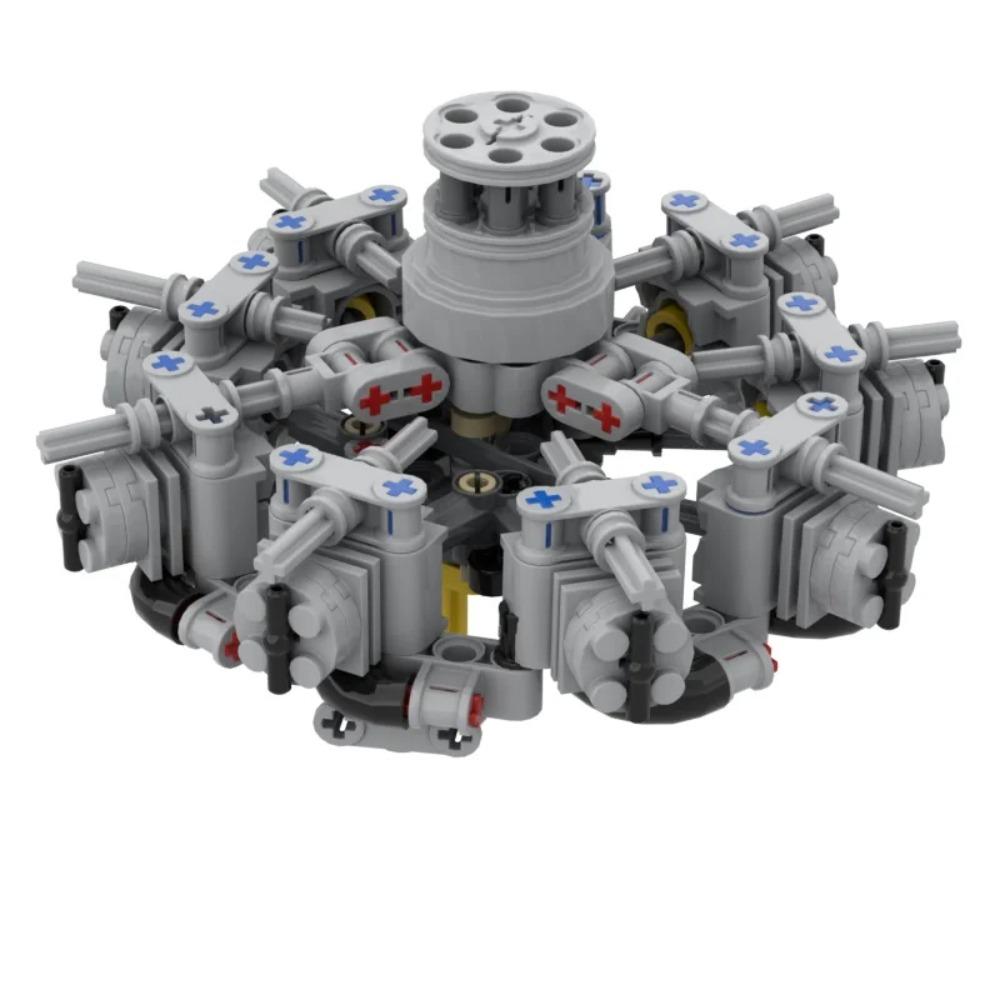 New mechanical engine MOC building block parts package DIY educational toys 584/ 223parts 60208 2850 2851 61184 2853