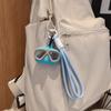 Mini Braided Rope Keyring Creative Bag Charm Delicate Diver Goggles Keychain  Party Favor