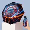 Ombrello Pieghevole Compatto Bayern Monaco con Stampa Mini 5 Pieghe 8 Stecche Antivento Impermeabile Leggero Portatile