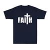 Faith Cross Christian Shirt Faith Distressed Religious Vintage Unisexs Tshirt Tee