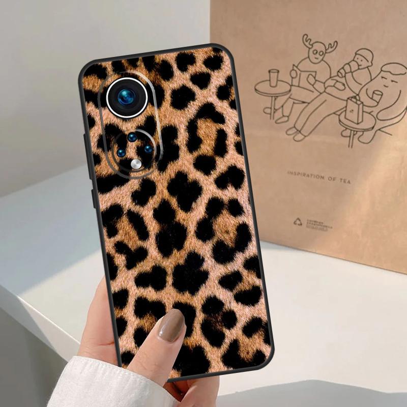 

Коричневый леопардовый чехол для Honor Magic 7 5 6 8 Pro Honor 50 70 90 Lite X9c X9b X9a X8a X8b 200 400 Pro Honor Magic8 Pro