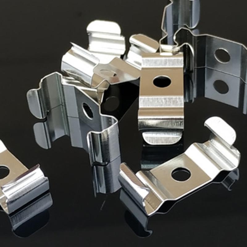 T5 Integrated Fastener Brackets Easy Installation Secure Hold for Fluorescent Fixtures Manganeses Steel Construction
