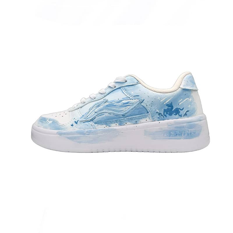 Li Ning Плавающая Лодка Низкие Кеды для Скейтборда Унисекс AGCS419-1(Team1788-) 39
