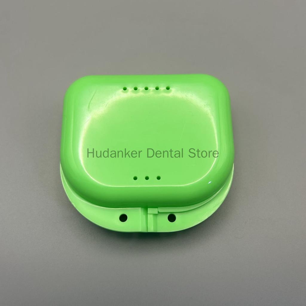 50 Pieces Denture Storage Box Partial Denture Case Orthodontic Prosthesis Teeth Container Boxes Dental Retainer