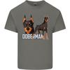 A DoberUnisex Illustration Dog Unisexs Light Cotton TShirt