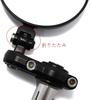 Devilmotor Motorcycle Mirror, Universal Motorcycle Mirror, Bar End Mirror, CNC Round, Left and Right
