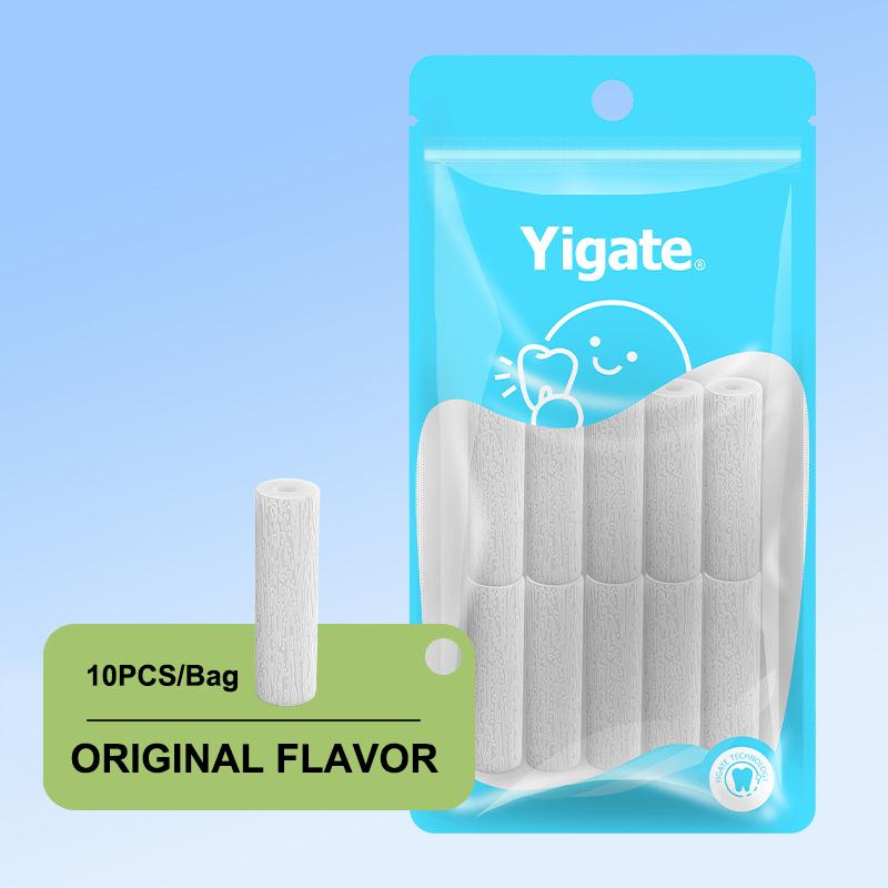 10Pc Dental Stick Fruit Flavor Orthodontic Bite Aligner Chewies Silicone Teeth Stick Bite Tree Pattern Design Tooth Chew Aligner