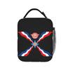 Assyrian Flag Lunch Bag For Women Picnic Graphic Lunch Box Fun Waterproof Thermal Tote Handbags