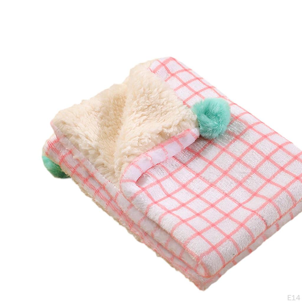 Fleece Cat And Dog Bed Mat, Washable Kennel Pad for Pets