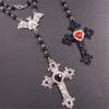 Elegant Gothic Chain Necklaces Stylish Neck Jewelry Pendant Necklace Modern Neckchain for Parties and Casual Looks
