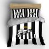 "Black White Striped S.F.C Set" Bedding Duvet Cover Set Duvet Cover Pillowcases  (1 * Duvet Cover 2 * Pillowcases, Without Duvet Insert)