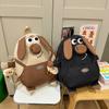 Schoolbag College student cute puppy cartoon backpack 1011 new cute wind travel schoolbag handbag cute backpack