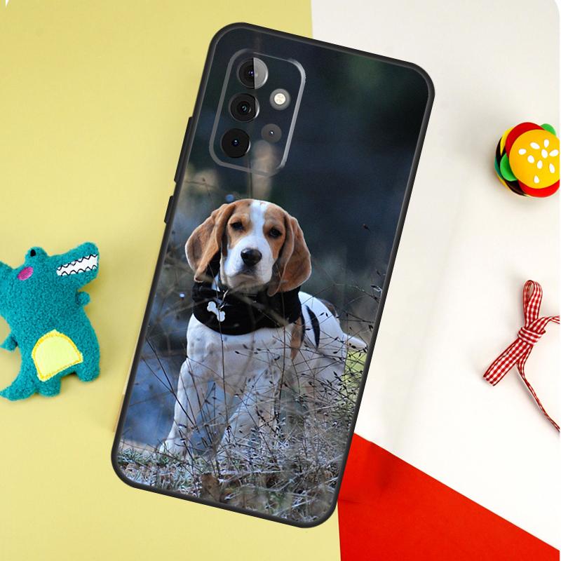 Cute Beagle Dog For Samsung Galaxy A54 A34 A14 A55 A35 A15 A53 A33 A13 A05 A06 A16 A22 A32 A52 Phone Case