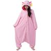 [SAZAC] Animal Fleece Kigurumi Axolotl Colorful Axolotl