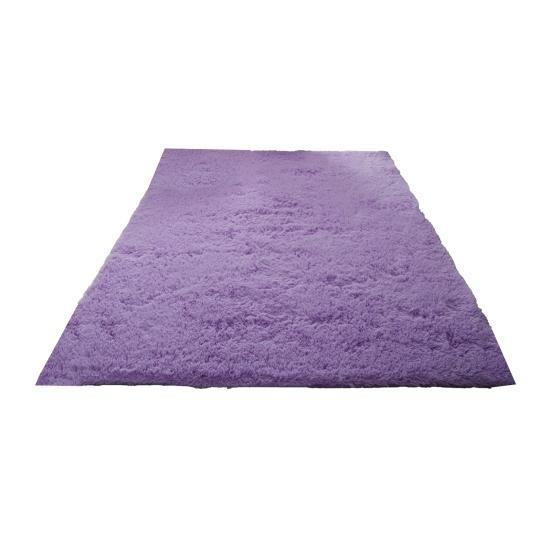 Plush Bedroom Rug, Solid Color Soft Shaggy Carpet, Non-Slip Backing, 19.69 in x 31.5 in Fuzzy Rug for Living Room Kids Room Decor
