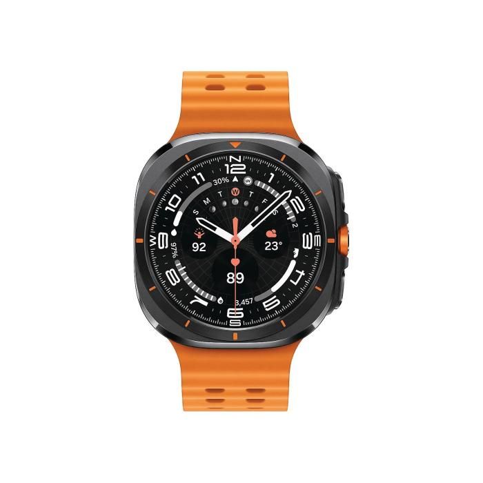 Smartwatch - SAMSUNG - Galaxy Watch Ultra 2025 47 mm LTE - Graues Titan - Saphirglas