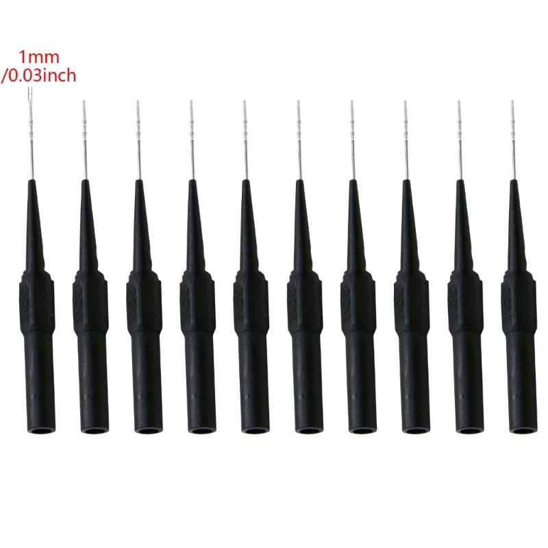 10pcs High Precise Automotive Test Probes With Excellent Conductivity For Reliable Circuit Diagnostics And Maintenance