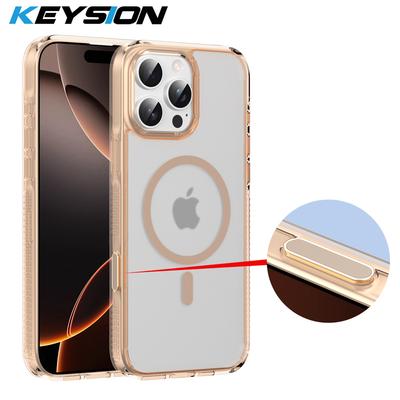 KEYSION Camera Touch Control Button Case for iPhone 16 Pro Max 16 Plus for MagSafe Magnetic Wireless Charging Matte Clear Cover