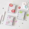 Colorful Transparent Binder Loose Cover Journal Sketchbook Office Supplies Accessories
