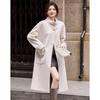 Sisui Nianhua Women's Elegant Mid-Length Wool Coat