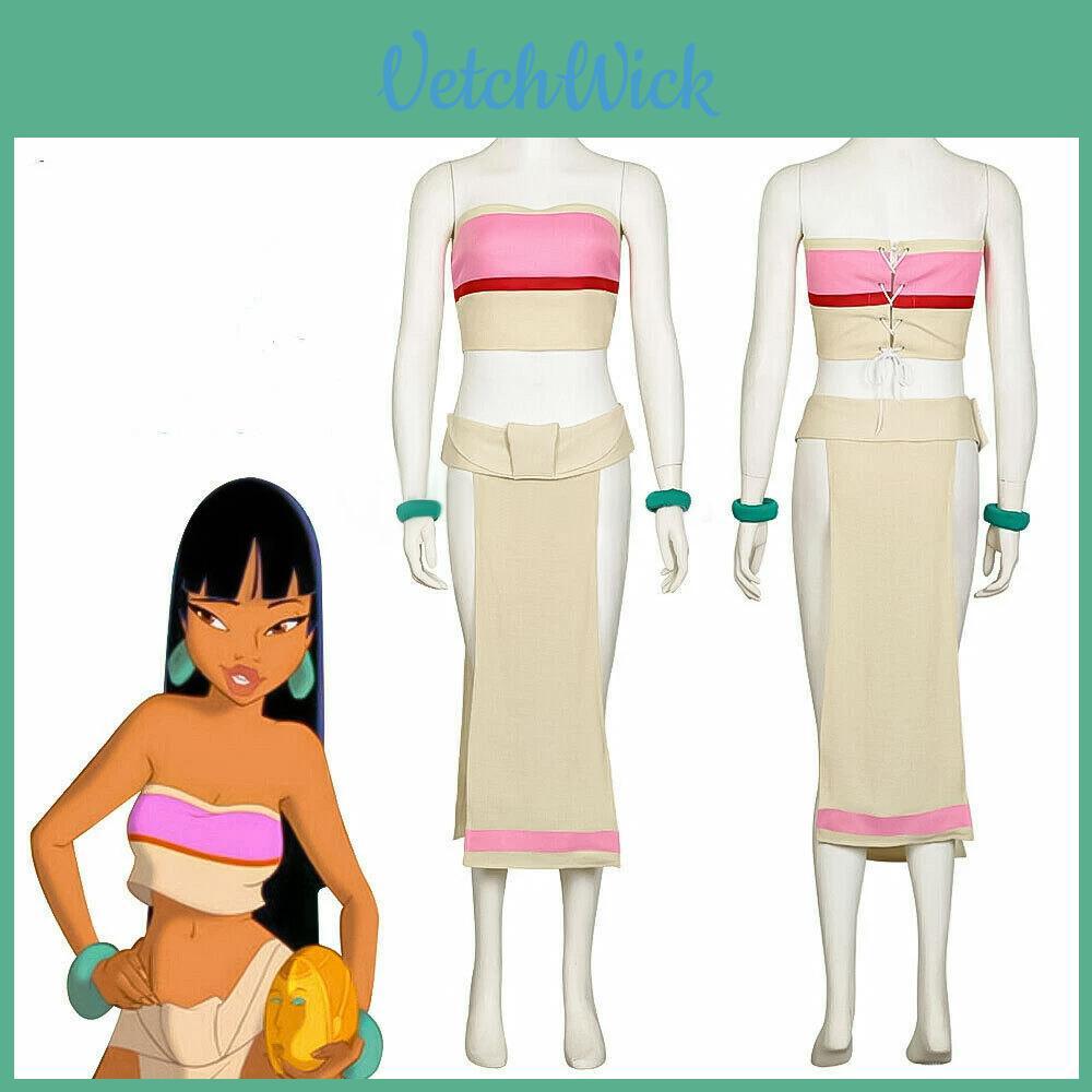 The Road To El Dorado Chel Cosplay Costume With Cotton Linen For Halloween Role Play