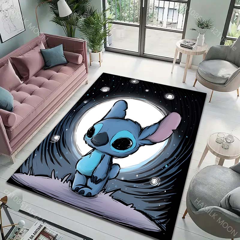 

Potdemiel 3D Stitch Cartoon Rug Carpet for Living Room Children Bedroom Mat Sofa Doormat Floor Rug Home Decor Mat Fast Shipping 40cm x 60cm