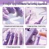 High-Value Thermal Sensitive Erasable Pen - Quick Dry, Easy To Erase, Cute Design for Elementary Students, Crystal Blue, Side Press