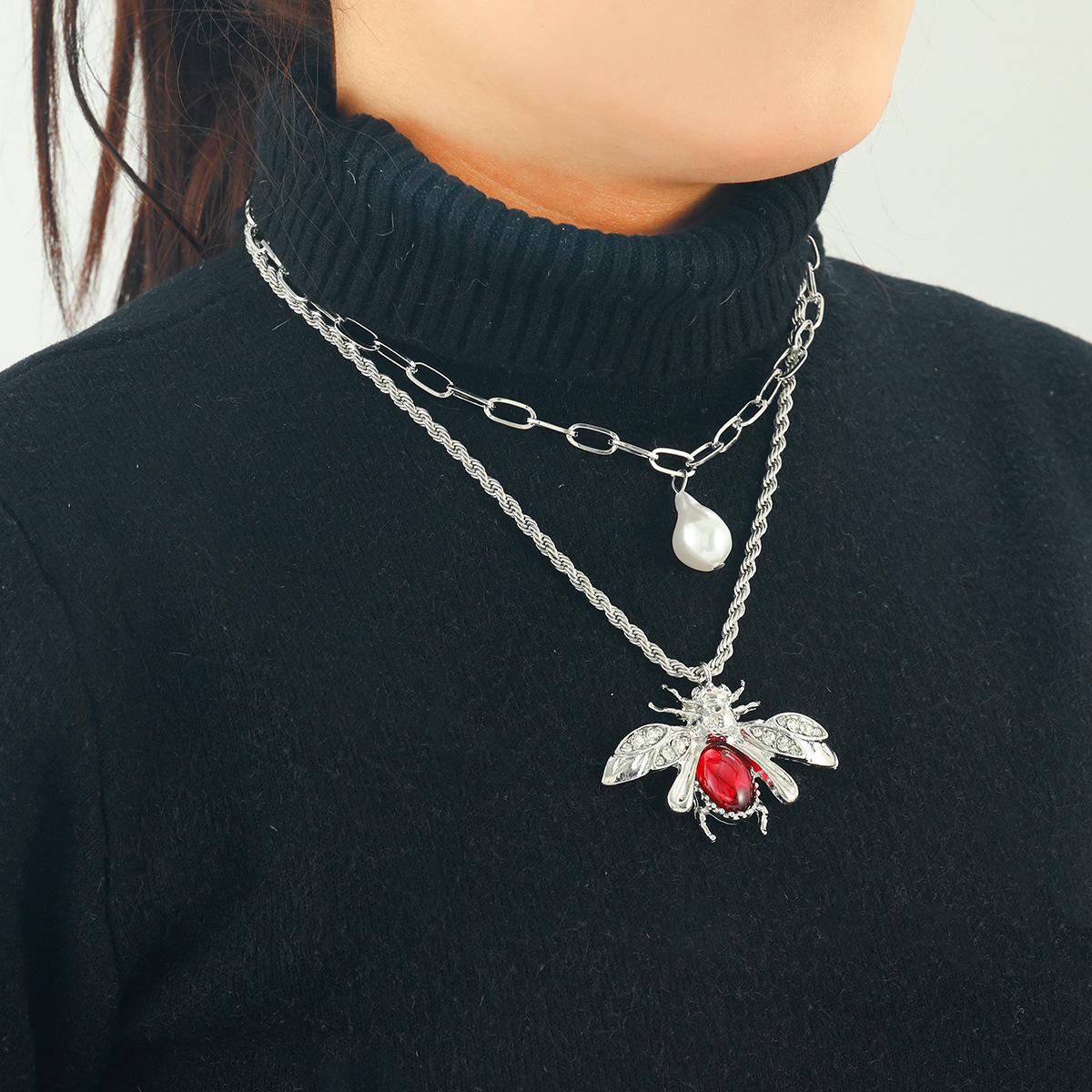 

Модное ожерелье для женщин Дамы серебряный