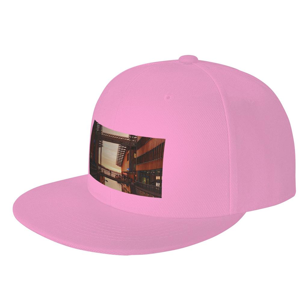 Fashion Oslo Norway City Flat Brim Sun Hat Everyday Outings Caps Women