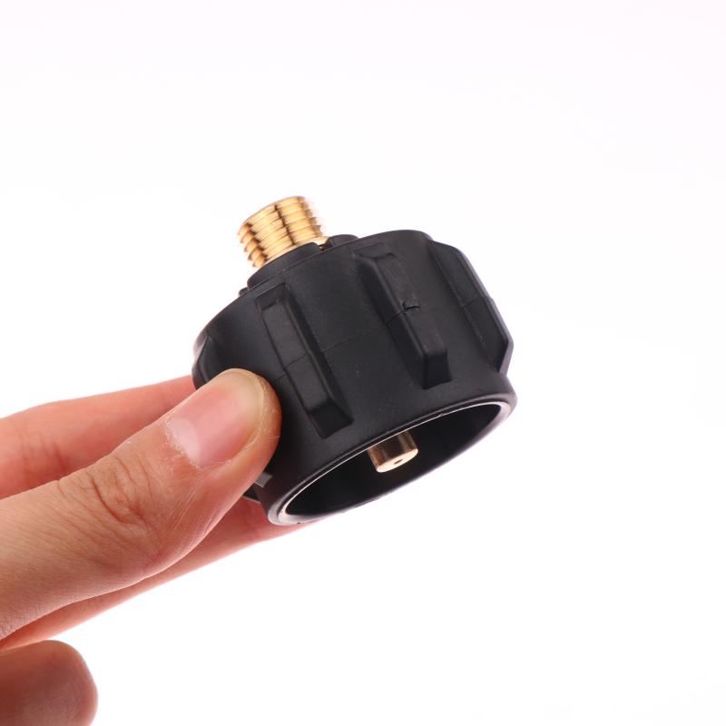 1Pc Qcc1 Propane Refill Adapter With Nut And 1/4" Npt Male Pipe Thread For Tank Bbq,Camping,Outdoor Cooking,Heating