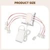3V 1A Power Supply US Plug 6 Ports Cable Lighting Wiring Kit for Micro Landscape Model Hobby