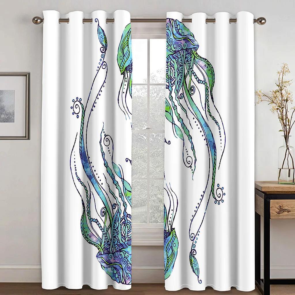 3D 3D Digital Printing Minimalist Style Gold Texture Sunshade Curtains Luxury Living Room Bedroom Window Decor Art Home Curtains