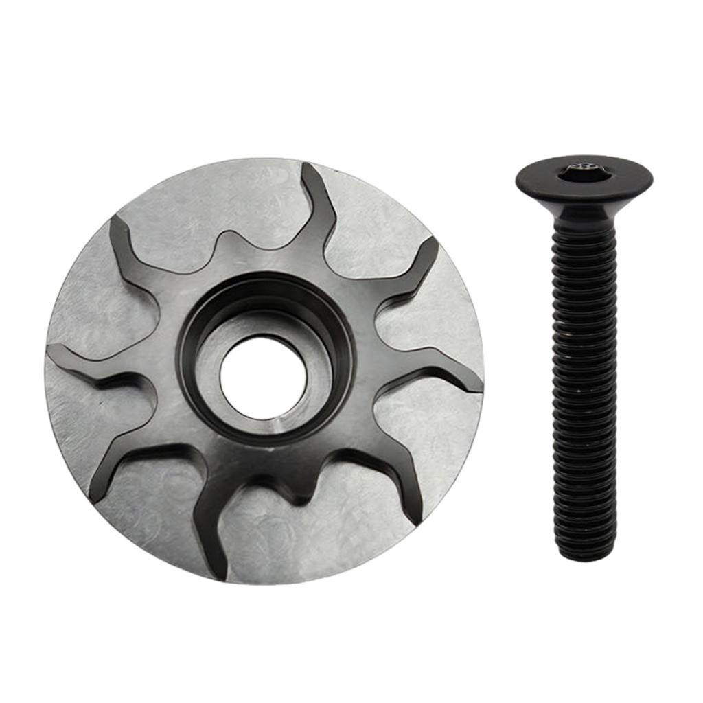 Corrosions Resistant Bicycles Stem Cover Headset Cap Dustproof Headset Cap for Professional Cyclists and Enthusiasts