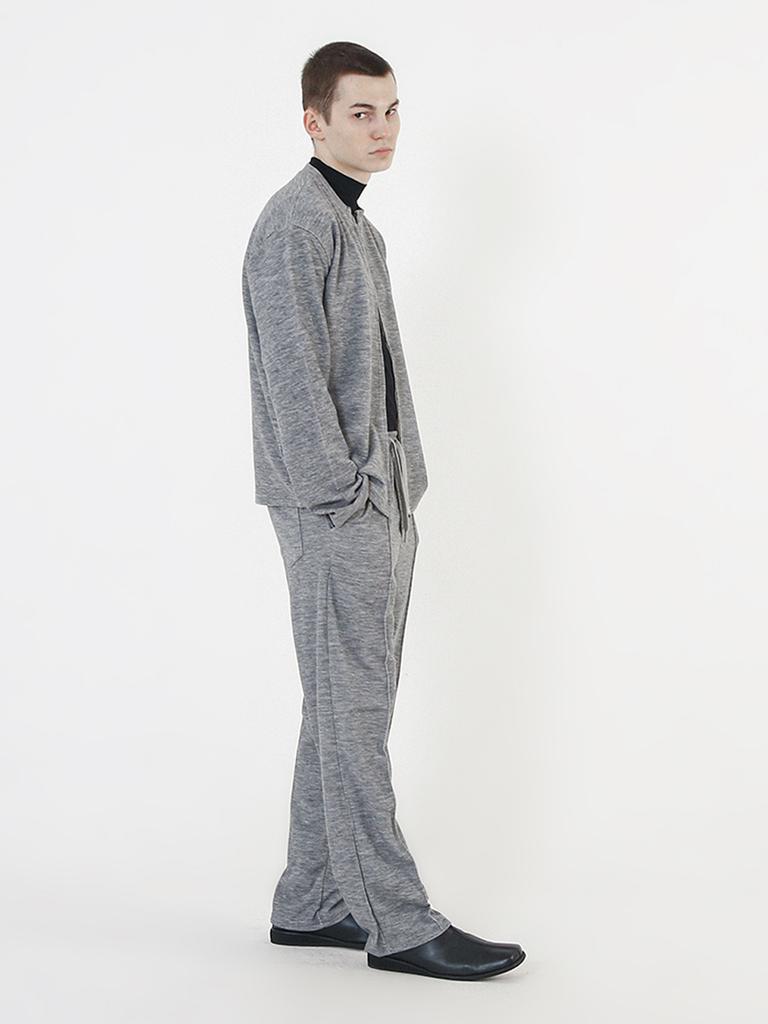Chaenseseunoi Essential Banding Knit Pants (Gray)