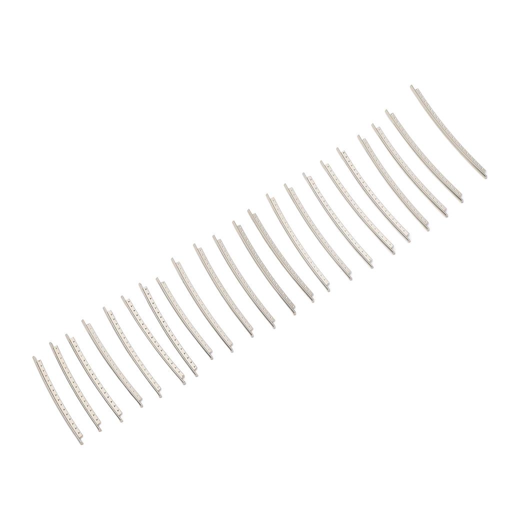 22 Pcs Guitar Fret 2.2mm White Copper Fret Wires Replacement Parts for Acoustic Guitars