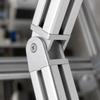 2020 3030 Adjustable Hinge Connector Corrosion Resistance European Standard Aluminum Profile Movable Metal Hinge Accessories